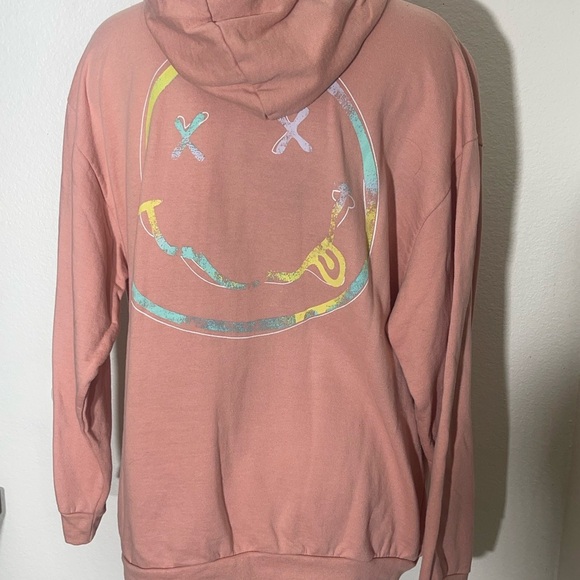Nirvana never mind hoodie sweatshirt smily face oversized 90’s grunge large band - Picture 5 of 5